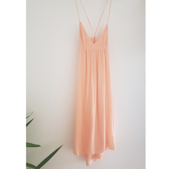 Aritzia | Talula Peach Summer Dress - Picture 1 of 5